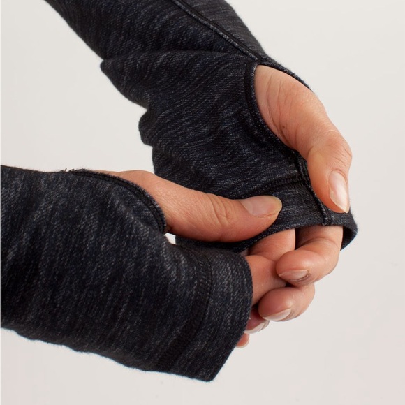 Lululemon Forme Jacket Reversible Slub Denim Inkwell/ Inkwell Sz 8 - Picture 4 of 11